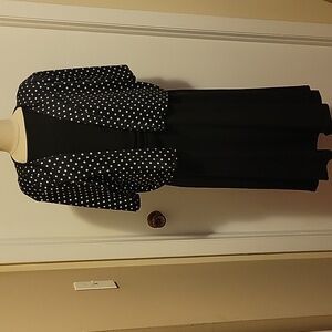 True Envy 2 Piece Polka Dot Jacket and Dress Set